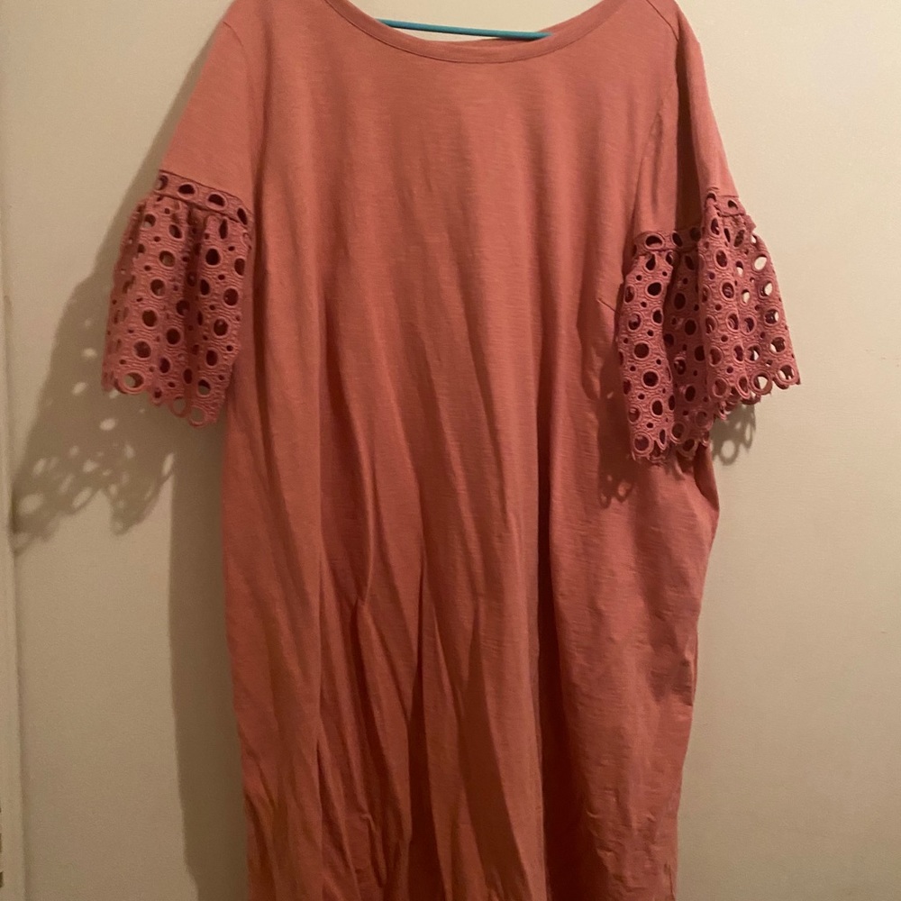 Peach dress